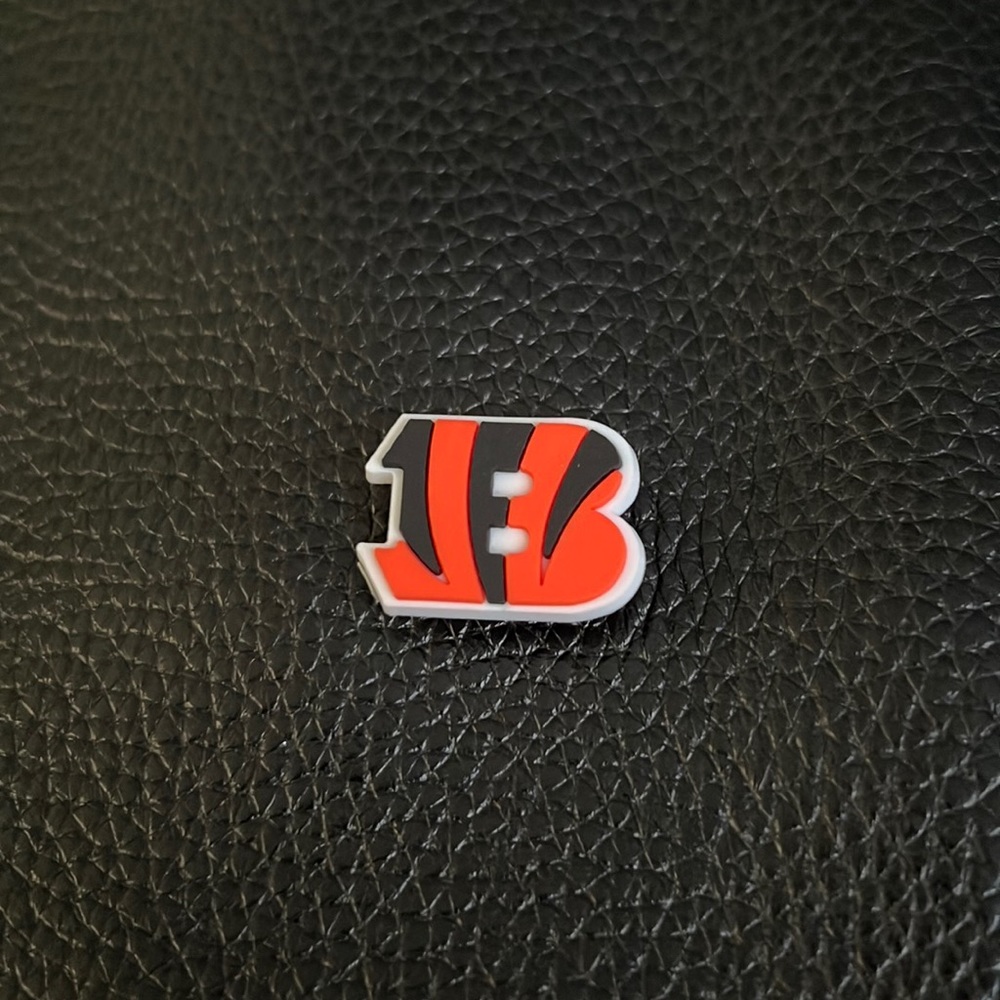 Bengals jibbitz croc charm